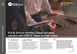 R.A.M. Service retrofits a classic grinding machine with FORTiS™ linear encoder scales